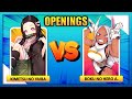 QUE OPENING PREFIERES? | SMASH OR PASS ANIME | DUELO DE OPENINGS | SMASH OR PASS ANIME EDITION | P1