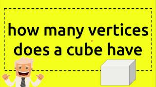 how many vertices does a cube have