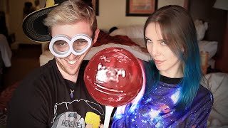 COMENDO DOCES GIGANTES (ft. Gabbie Fadel) | LubaTV