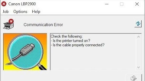Sửa Lỗi Communication Error Máy In Canon 2900 Trên Windows 11 Và Windows 10