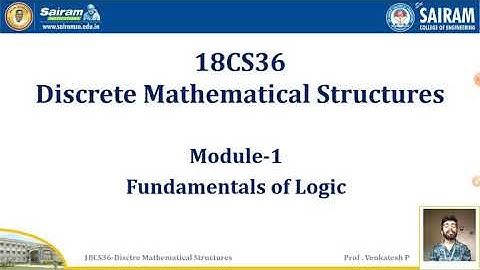 Lecture Video_18CS36_Module 1_NAND & NOR_Venkatesh.P