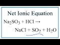 Net Ionic Equations and Spectator Ions