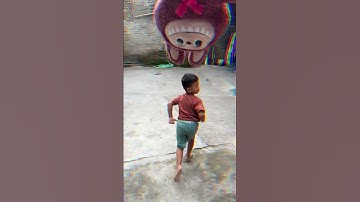 Kutukan labubu part 4 , juna di selamatkan labubu biru