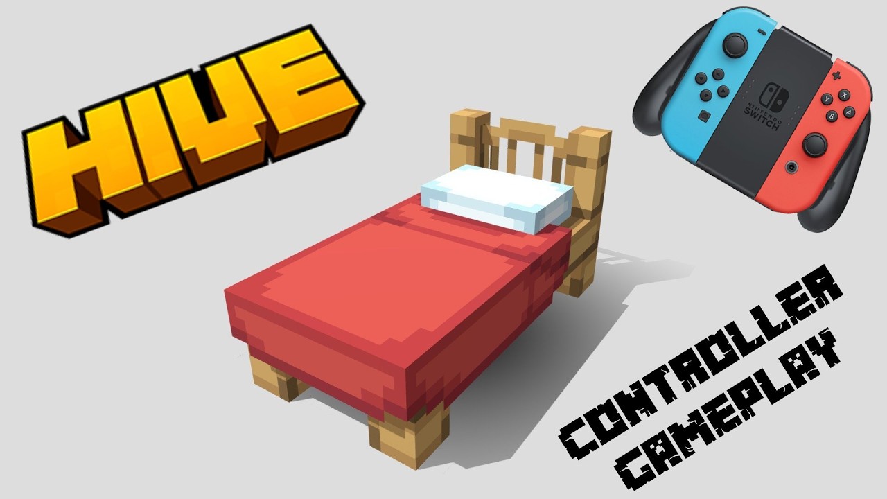 DESTROYING Everyone In Hive Bedwars On Controller - YouTube