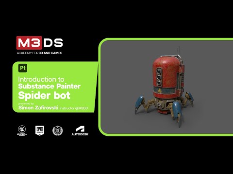 Mastering Realistic Model Texturing with Substance Painter - video from M3DS Academy