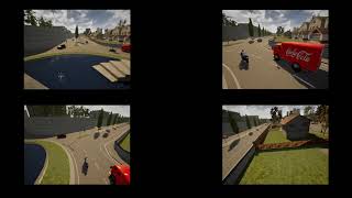 Carla - 4 camera simulation
