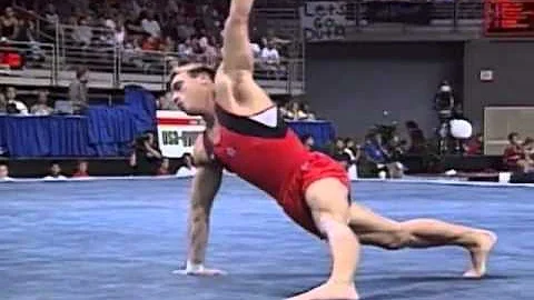 Sean Townsend - Floor Exercise - 2001 U.S. Gymnast...