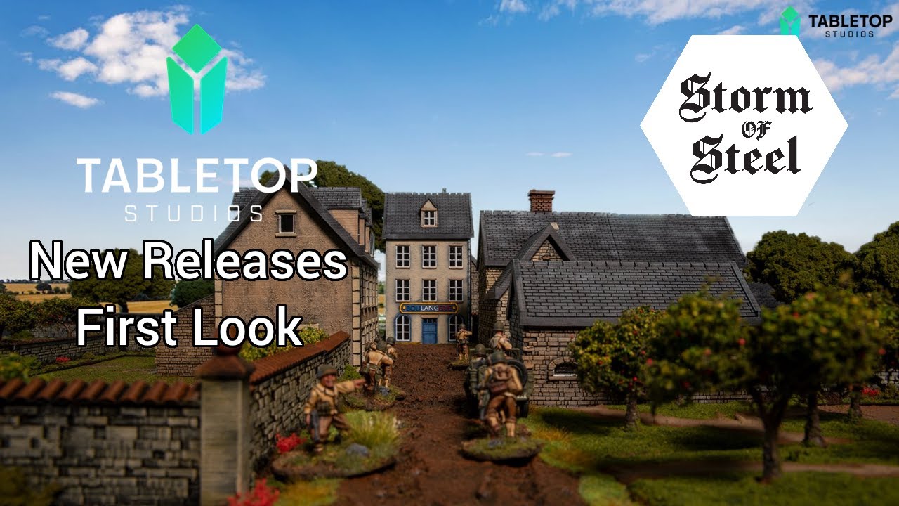 Tabletop Studios New Releases First Look | Storm of Steel Wargaming