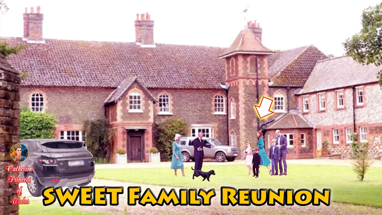 Catherine and Her Family SPOTTED VISITING King Charles at Norfolk Estate Over Easter Holiday