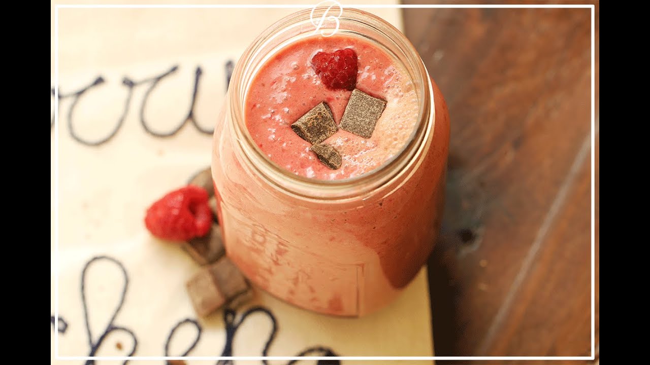 سموثي التوت والشوكولاتة | Raspberry Chocolate Smoothie #رمضان