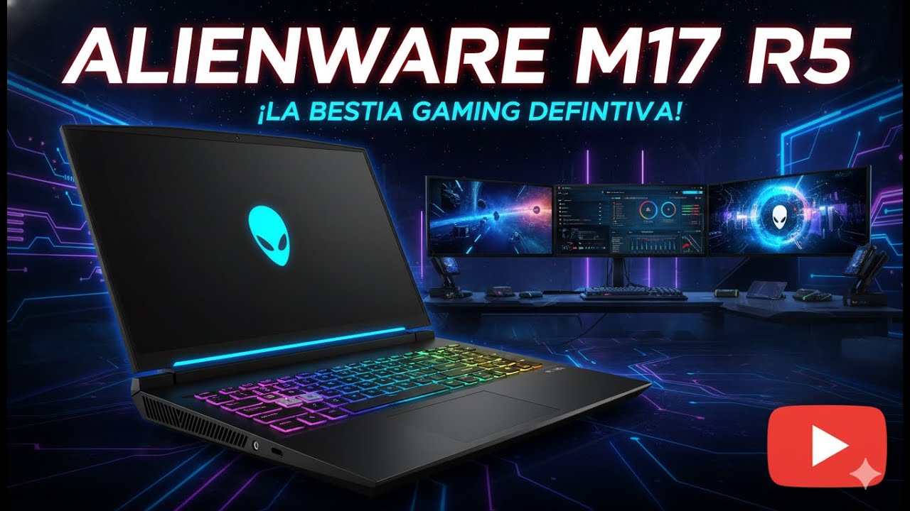 👽🛸 Laptop Alienware m17-R5  - Review De Otro mundo 