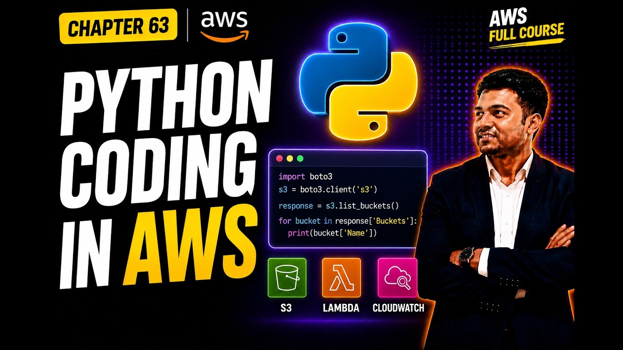 Python Coding in AWS Malayalam | Boto3 Tutorial 🐍 - YouTube