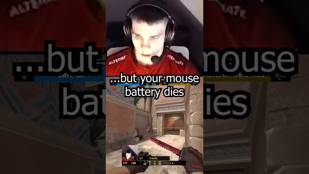 When your mouse battery dies in a 