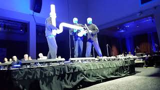 Blue Man Group - PVC Tube Performance in Boston They go crazy at the end!! #funny #music #art