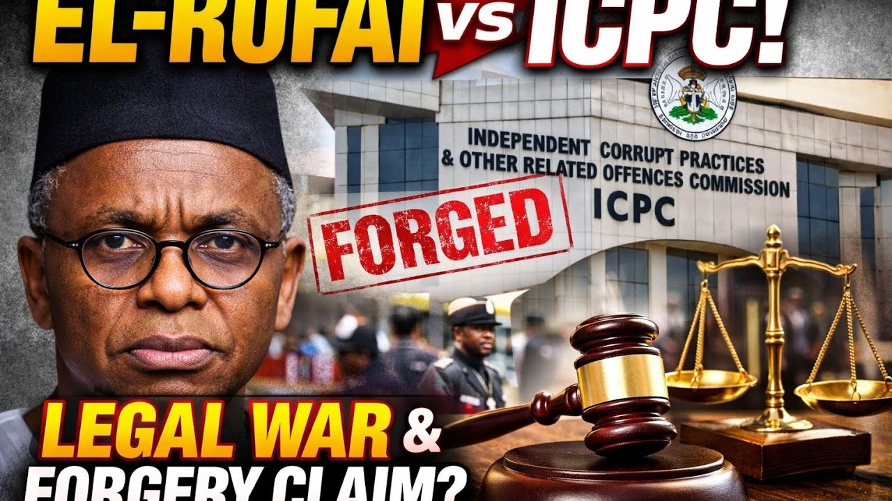 BREAKING ‼️El-Rufai threatens fresh legal action against ICPC over ‘defamation, forged remand order.