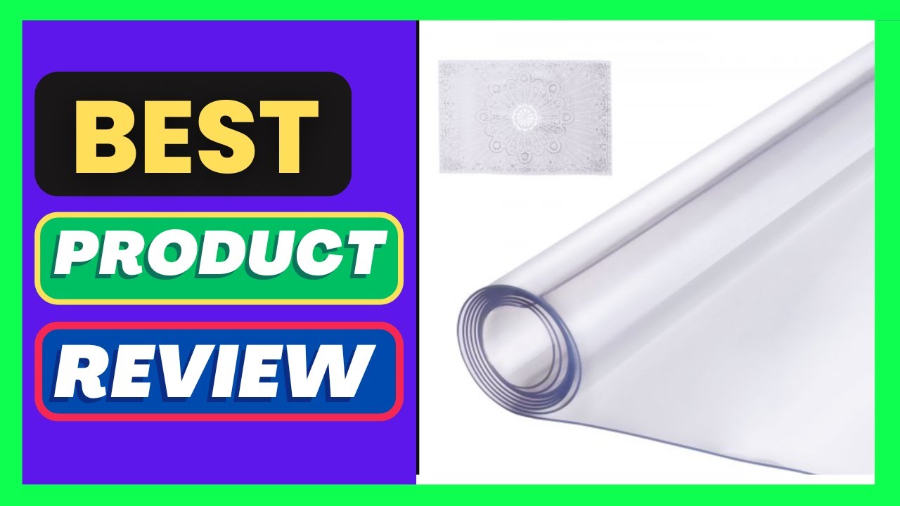 VEVOR PVC Table Protector 40x60 Inch Clear Plastic Desk Protector 1.5mm Thick