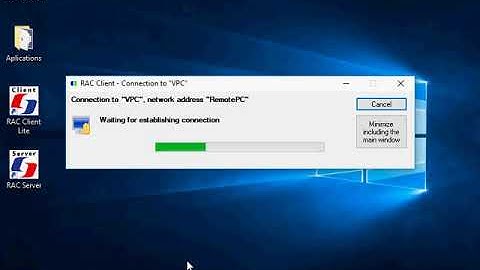 Connect to a remote computer.