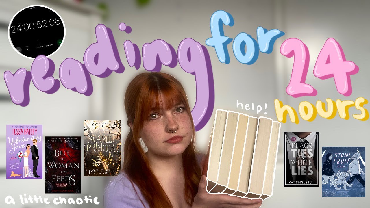 reading for 24 hours | spoiler free reading vlog 💌 - YouTube