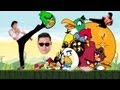 Angry Birds Vs Chuck Norris Vs Psy Gangnam Style 강남스타일 