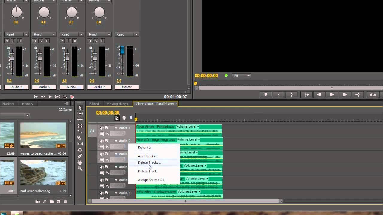 Premiere Pro CS6 Techniques 85 Audio 15 The Submix YouTube