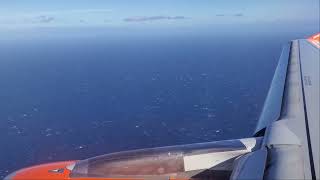 Tenerife (TFS) Landing. EasyJet Airbus A320-214. Bumpy, awesome short approach.