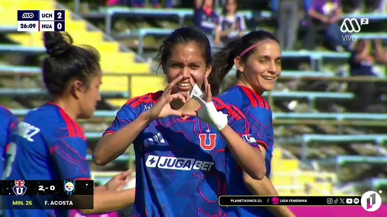 #GolesP11 U. de Chile 6-1 Huachipato (11-2 global) Cuartos Vuelta Playoffs Liga Femenina 03-10-2026