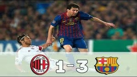 دوري أبطال أوروبا 2012 برشلونة  3  -  1  ميلان بصوت عصام الشوالي