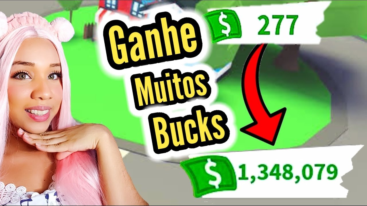 GANHE MAIS DE 100 MIL BUCKS (DINHEIRO) NO ADOPT ME E FIQUE MILIONÁRIO RÁPIDO