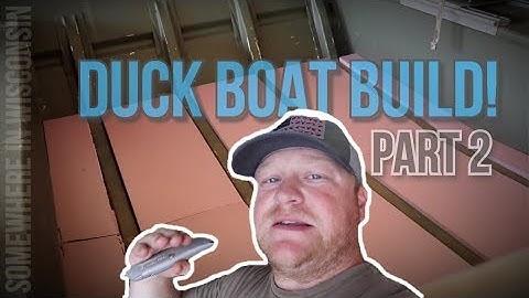 The NEW DUCK BOAT has a FLOOR! Duck Boat Build Part 2!