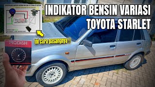 Full Tutorial !!! | Pemasangan Ampere Bensin MODISH di Mobil Toyota Starlet Kotak !!!