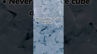 How to use Ice Cubes on face? | Ice cubes skincare| #short #shorts #shortvideo screenshot 5