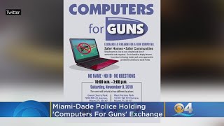No Name, No ID, No Problem! Miami-Dade Police Hold 'Computers For Guns' Exchange