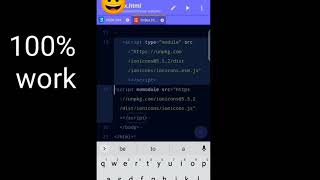 how to add fonts awesome icon acode app | font awesome icon | acode app