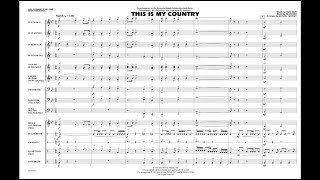 Video thumbnail of "This Is My Country arranged by Michael Sweeney"