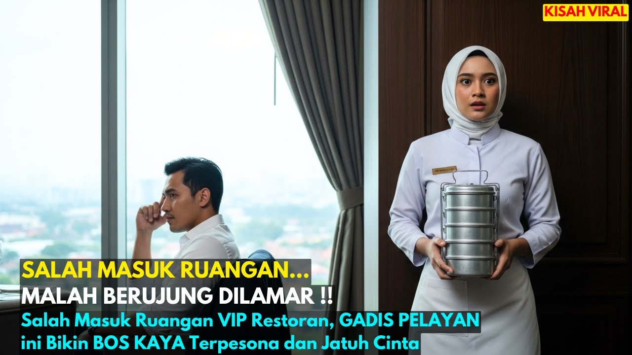 Salah Masuk Ruangan VIP Restoran, GADIS PELAYAN ini Bikin BOS KAYA Terpesona dan Jatuh Cinta