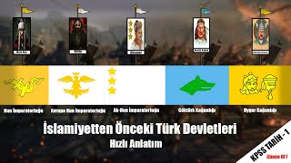 İslamiyetten Önceki Türk Devletleri - Hızlı Anlatım - Kpss Tarih Bölüm1