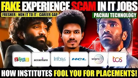 Fake Experience Scam in IT Jobs 🤯 | How IT Training Institutes Fool You for Placements!