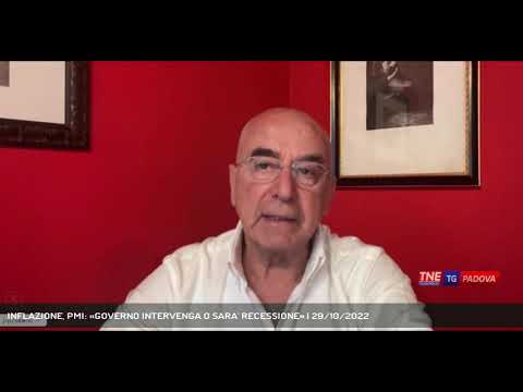 INFLAZIONE, PMI: «GOVERNO INTERVENGA O SARA' RECESSIONE» | 29/10/2022