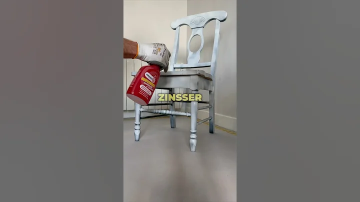 Transformed this old wooden chair with WaterPlus Polyurethane Topcoat in black matte finish! ✨#diy