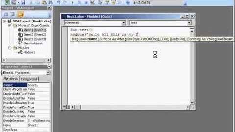 MS Excel Create Simple Macro