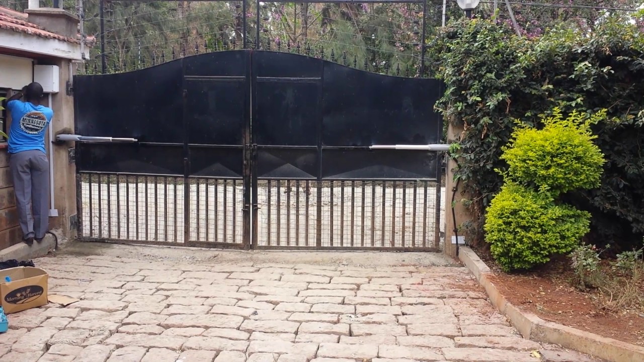 Automatic gate openers kenya, remote controlled gates kenya YouTube