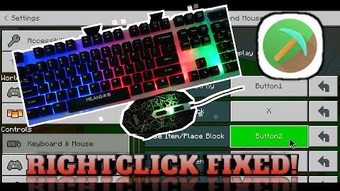 How to fix rightclick in MCPE? | FIXED! |