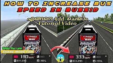 How To Increase Jet Bus Speed In Bussid | Speed File Adding Tutorial Video | Jet Bus Update #Bussid