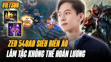 (Vietsub) Sally Và Giáo Án Zed 540AD Cùng Màn Farm Mạng Gánh Team Lật Kèo Cực Ác