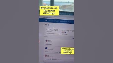 PayPal Logs Low/High Balance Available How to Cash-out PayPal logs with bypass verification Method