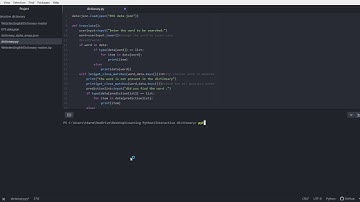 Building Dictionary using Python basics