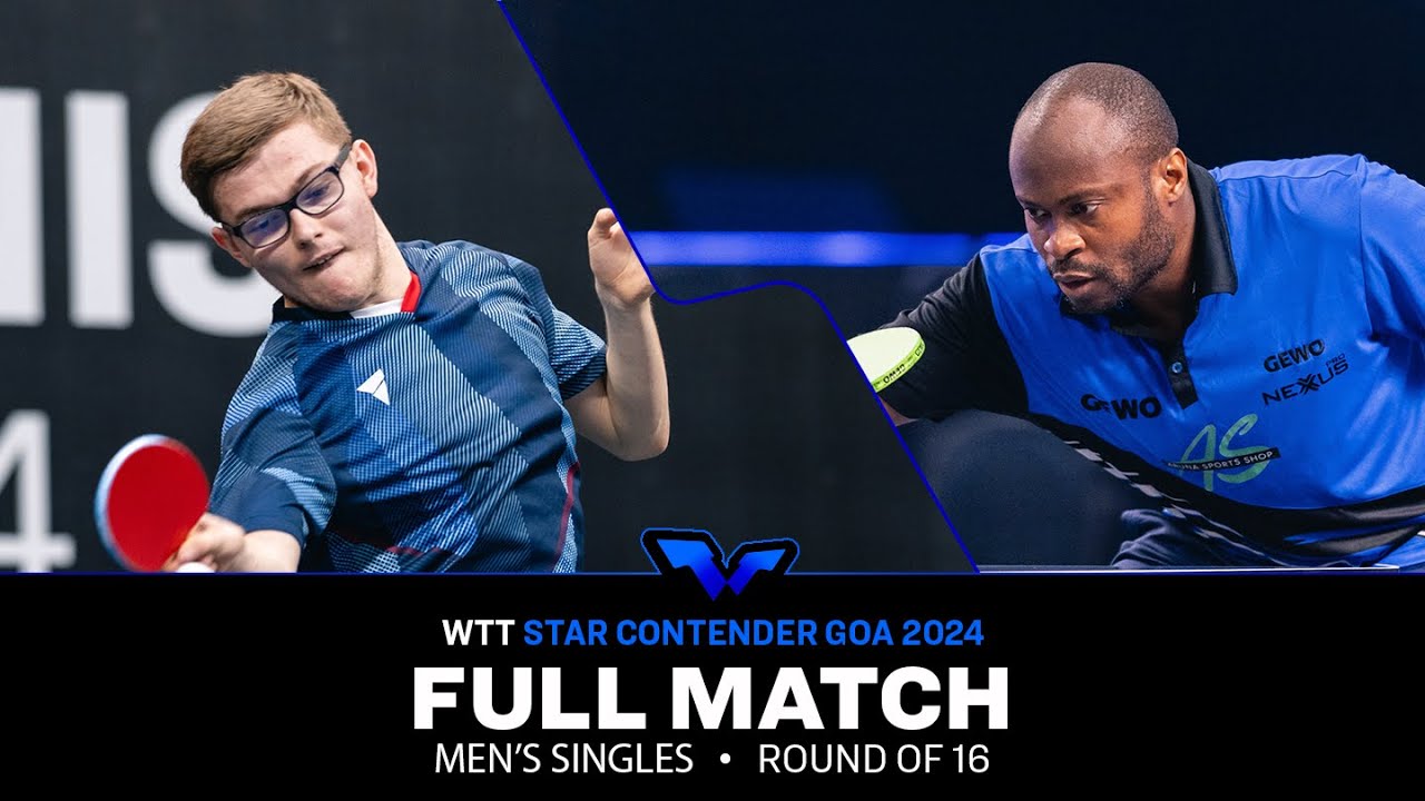 FULL MATCH | Alexis LEBRUN vs Quadri ARUNA | MS R16 | #WTTGoa 2024