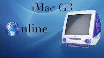 iMac G3 web browsing