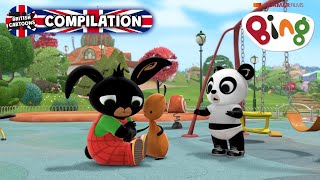 Bing Gets Hurt | Bing Clip Compilation | ZeeKay British Cartoons