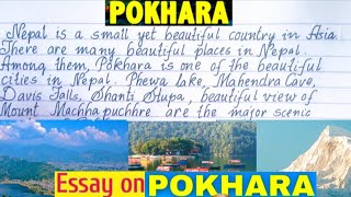 Essay on Pokhara pokhara essaywriting handwritingtips